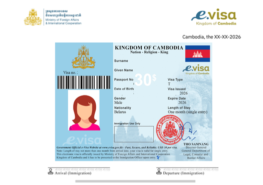 Электронная виза в Камбоджу