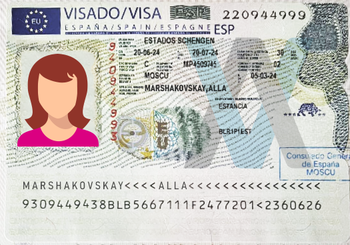 Туристическая виза в Испанию с подачей в Минске